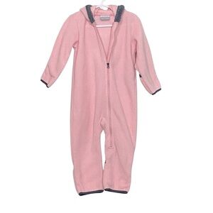 COLUMBIA - BRIGHT PINK & GRAY TODDLER BABY WESTERN BARLOW BUNTING - ONE PIECE B4